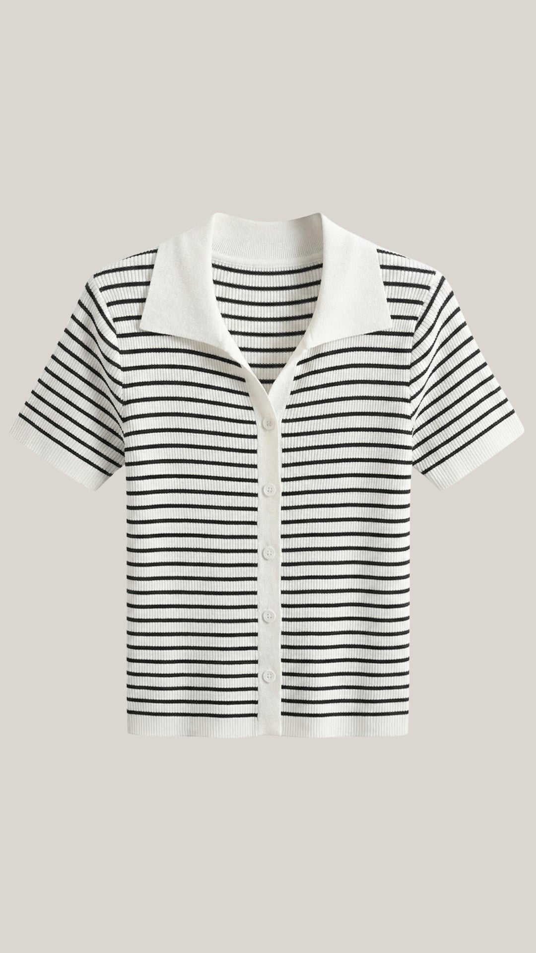 Koszulka polo damska z zapięciem z przodu - Arkadya Outlet - Women Top