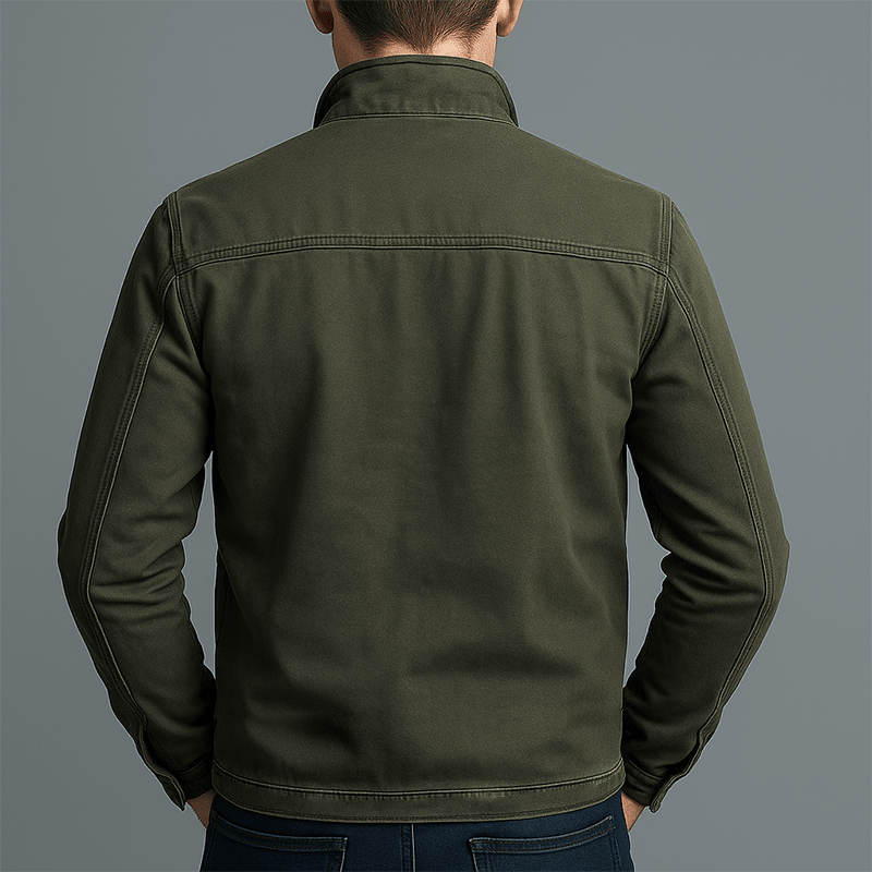 Kurtka Bomber dla Mężczyzn | Regularny krój z kołnierzem stójką - Arkadya Outlet - Jackets