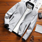 Kurtka Bomber Męska | Regularny krój z podszewką z polaru - Arkadya Outlet - Jackets