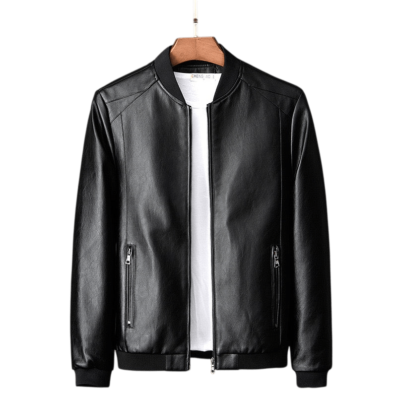 Kurtka bomberka męska stójka luźny krój codzienne użytkowanie - Arkadya Outlet - Men Jacket