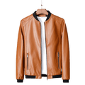 Kurtka bomberka męska stójka luźny krój codzienne użytkowanie - Arkadya Outlet - Men Jacket