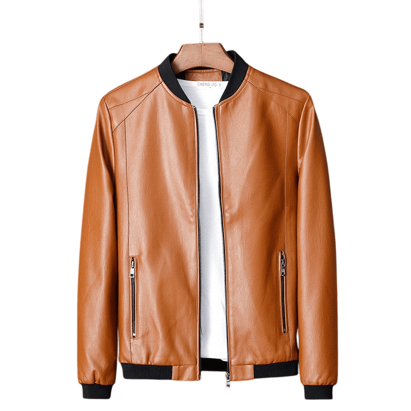 Kurtka bomberka męska stójka luźny krój codzienne użytkowanie - Arkadya Outlet - Men Jacket