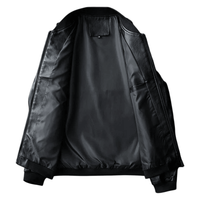 Kurtka bomberka męska stójka luźny krój codzienne użytkowanie - Arkadya Outlet - Men Jacket