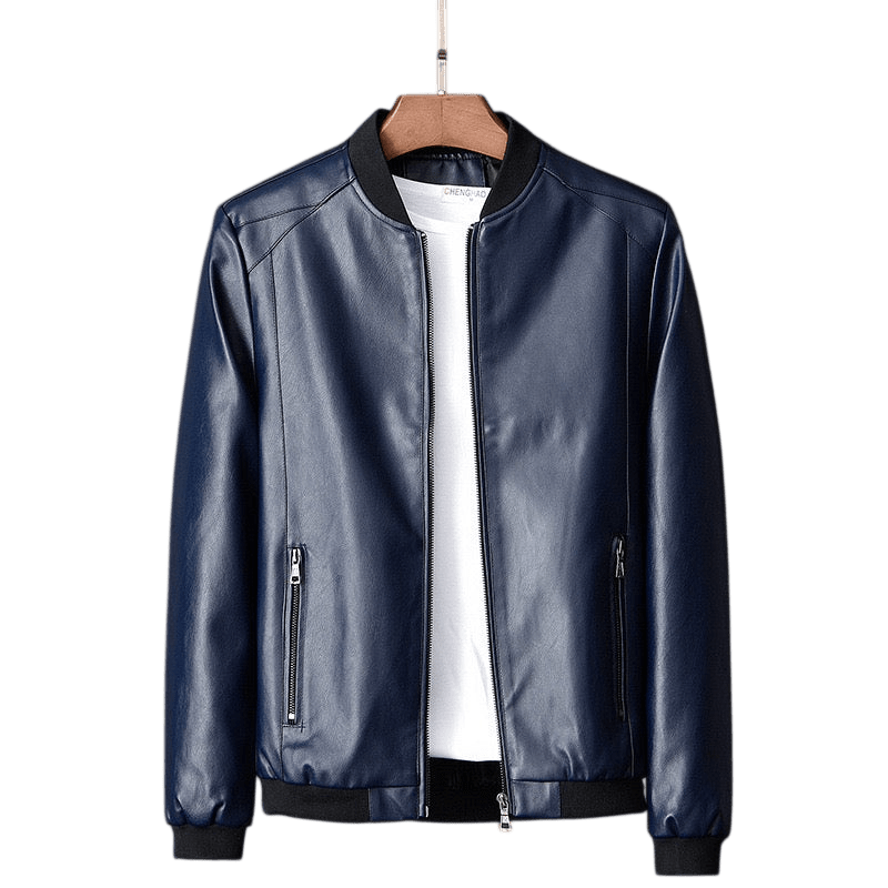 Kurtka bomberka męska stójka luźny krój codzienne użytkowanie - Arkadya Outlet - Men Jacket