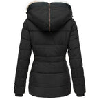 Kurtka Damska | Dopasowany Krój z Podszytą Kapturem na Zimę - Arkadya Outlet - Jackets