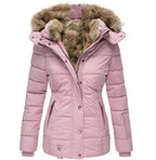 Kurtka Damska | Dopasowany Krój z Podszytą Kapturem na Zimę - Arkadya Outlet - Jackets