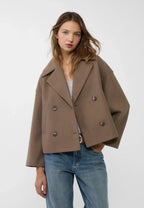Kurtka Damska | Dwurzędowe zapięcie i skrócony krój - Arkadya Outlet - Jackets