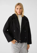 Kurtka Damska | Dwurzędowe zapięcie i skrócony krój - Arkadya Outlet - Jackets