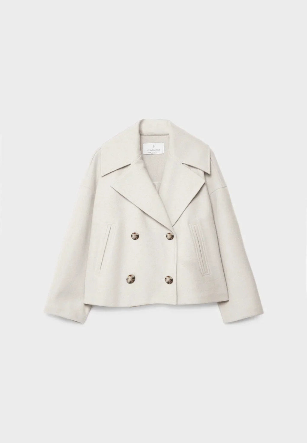 Kurtka Damska | Dwurzędowe zapięcie i skrócony krój - Arkadya Outlet - Jackets