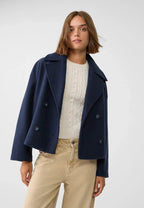 Kurtka Damska | Dwurzędowe zapięcie i skrócony krój - Arkadya Outlet - Jackets