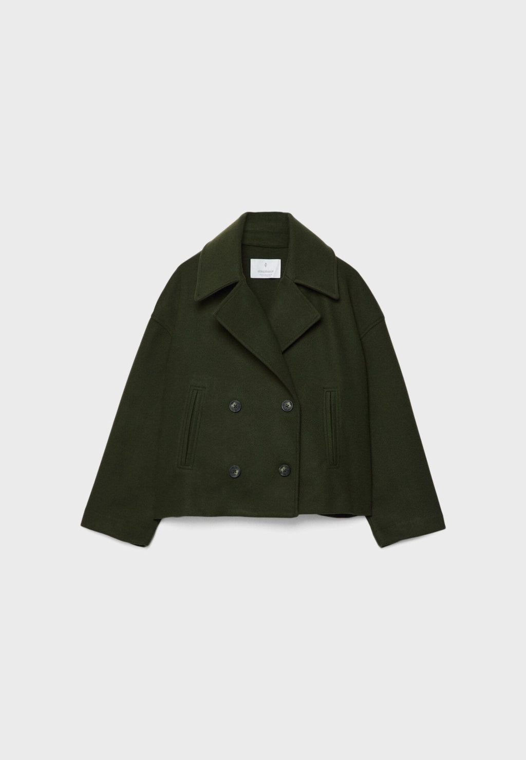 Kurtka Damska | Dwurzędowe zapięcie i skrócony krój - Arkadya Outlet - Jackets