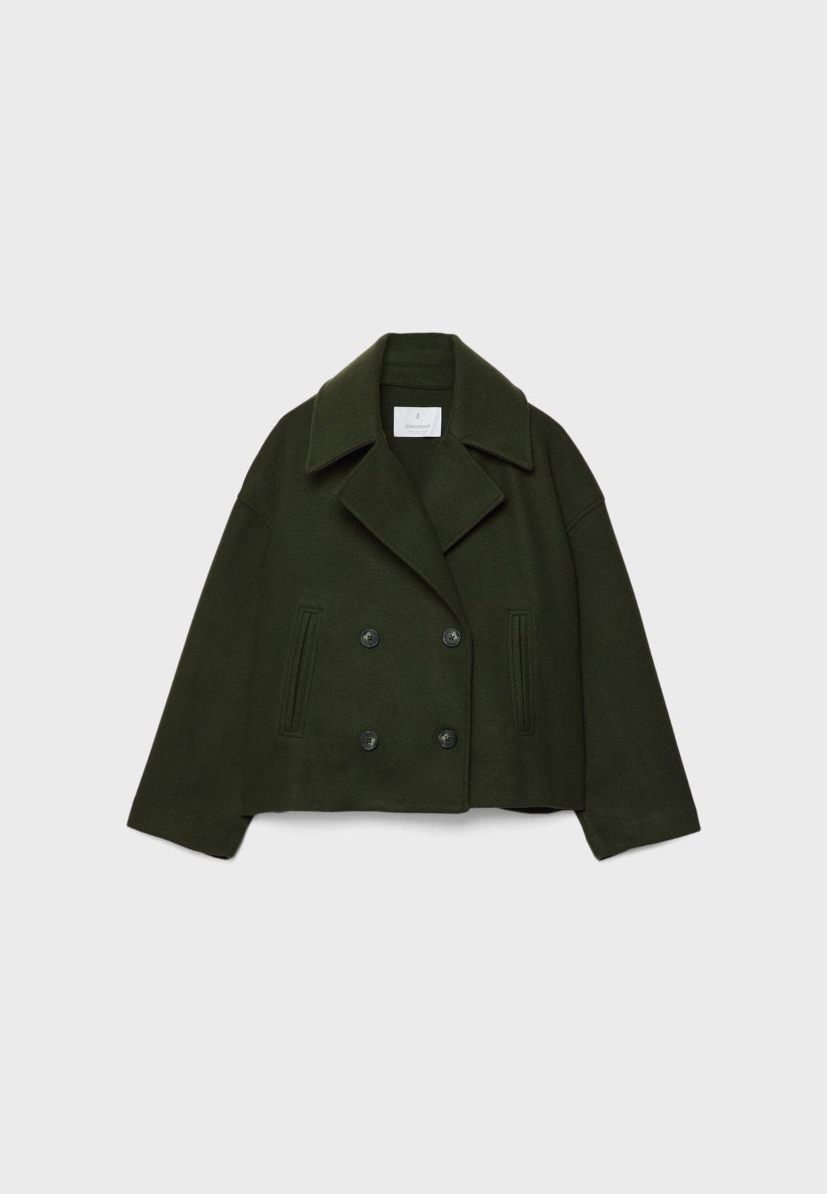 Kurtka Damska | Dwurzędowe zapięcie i skrócony krój - Arkadya Outlet - Jackets