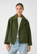 Kurtka Damska | Dwurzędowe zapięcie i skrócony krój - Arkadya Outlet - Jackets