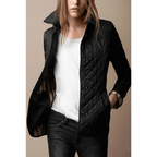 Kurtka Damska | Pikowana konstrukcja o dopasowanym kroju - Arkadya Outlet - Jackets