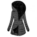 Kurtka Damska | Pikowana z Kapturem i Ciepłą Podszewką - Arkadya Outlet - Jackets