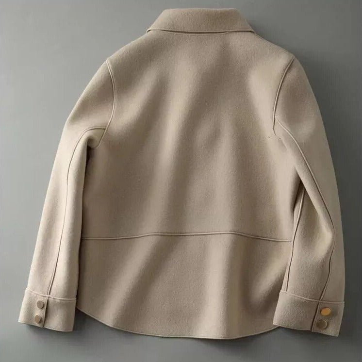 Kurtka Damska | Zapinana na Guziki Krój na Zimę - Arkadya Outlet - Jackets