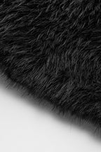 Kurtka Damska ze Sztucznego Futra | Krótki Krój z Otwartym Przodem - Arkadya Outlet - Jackets