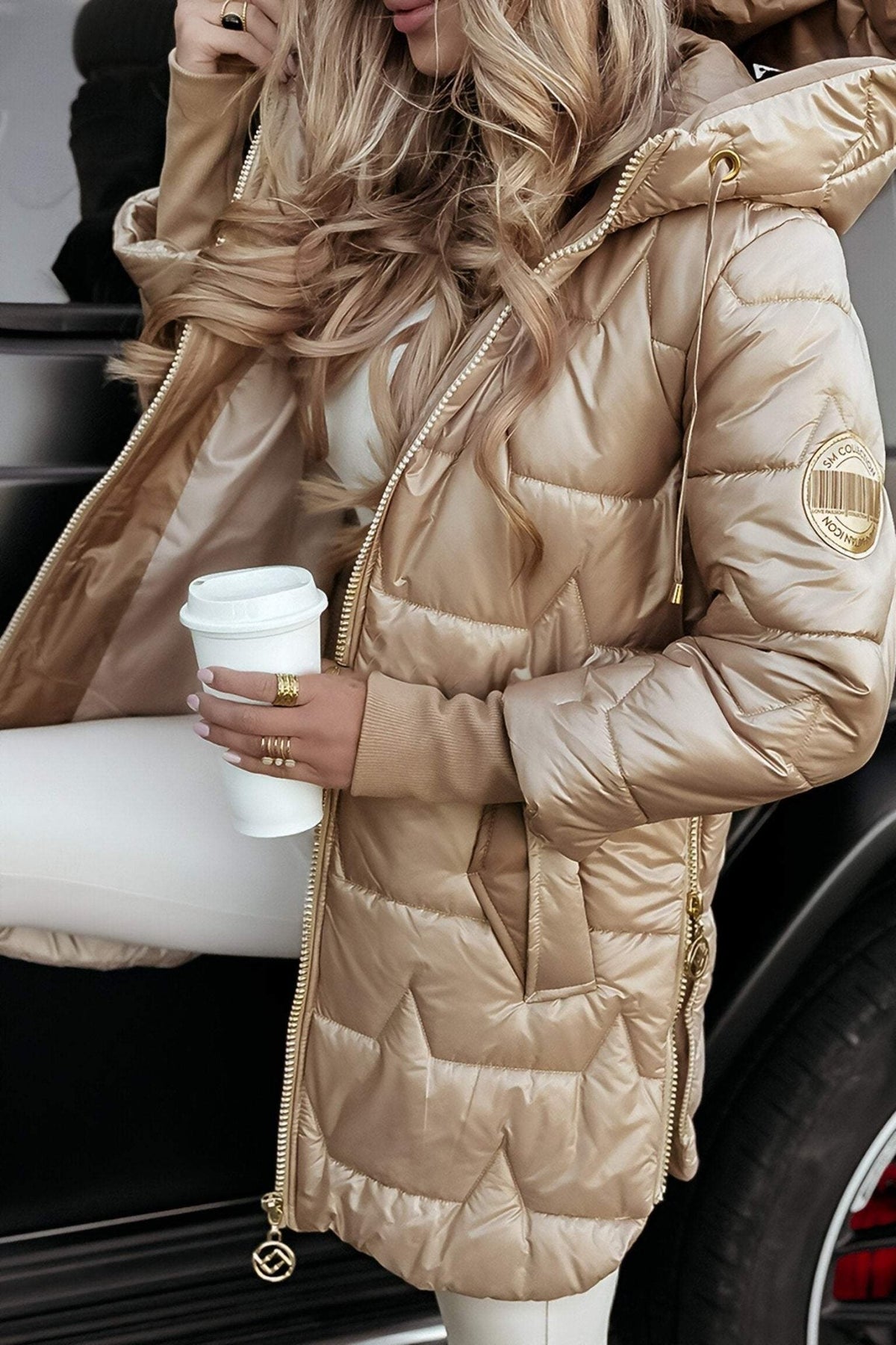 Kurtka Damska Zimowa | Dopasowany krój na chłodne dni - Arkadya Outlet - Jackets