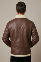 Kurtka Męska Aviator | Regularny krój z regulowanym paskiem - Arkadya Outlet - Jackets