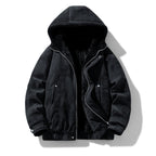 Kurtka Męska Bomber | Luźny krój z podszewką z polaru - Arkadya Outlet - Jackets
