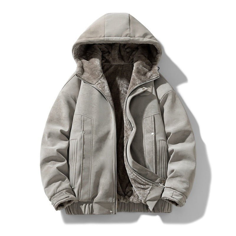 Kurtka Męska Bomber | Luźny krój z podszewką z polaru - Arkadya Outlet - Jackets