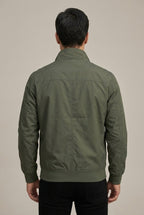Kurtka Męska Bomber | Zamek, Stójka i Kieszenie z Klapką - Arkadya Outlet - Jackets