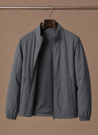 Kurtka Męska Bomberka | Regularny krój z zamkiem i siatkową podszewką - Arkadya Outlet - Jackets
