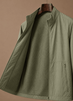 Kurtka Męska Bomberka | Regularny krój z zamkiem i siatkową podszewką - Arkadya Outlet - Jackets