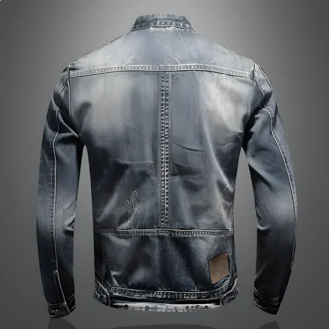 Kurtka Męska | Dopasowany krój z zamkiem błyskawicznym z przodu - Arkadya Outlet - Jackets