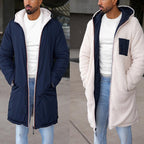 Kurtka Męska Dwustronna | Wiatrówka z Kapturem na Każdą Stronę - Arkadya Outlet - Jackets
