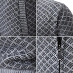 Kurtka Męska Klasyczny Luźny Krój Strukturalna Warstwowa Konstrukcja - Arkadya Outlet - Men Jacket