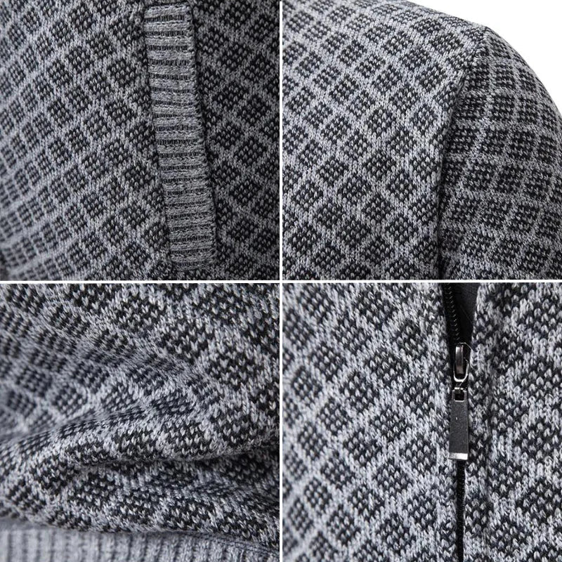 Kurtka Męska Klasyczny Luźny Krój Strukturalna Warstwowa Konstrukcja - Arkadya Outlet - Men Jacket