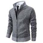 Kurtka Męska Klasyczny Luźny Krój Strukturalna Warstwowa Konstrukcja - Arkadya Outlet - Men Jacket