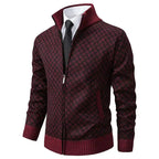 Kurtka Męska Klasyczny Luźny Krój Strukturalna Warstwowa Konstrukcja - Arkadya Outlet - Men Jacket