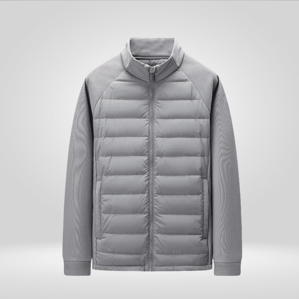 Kurtka Męska | Krój regularny z kapturem na zimę outdoor - Arkadya Outlet - Jackets