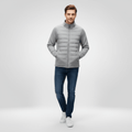 Kurtka Męska | Krój regularny z kapturem na zimę outdoor - Arkadya Outlet - Jackets