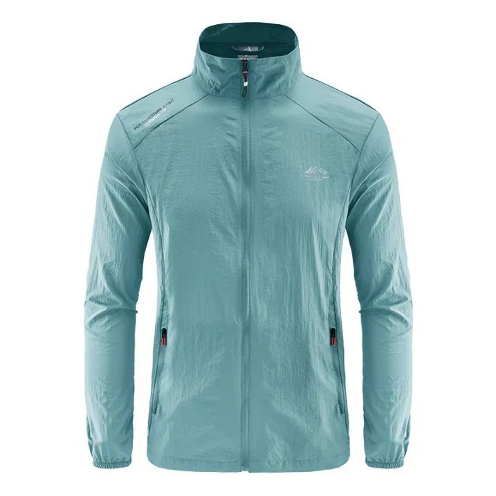 Kurtka Męska | Lekka z kapturem i suwakiem na całej długości - Arkadya Outlet - Jackets