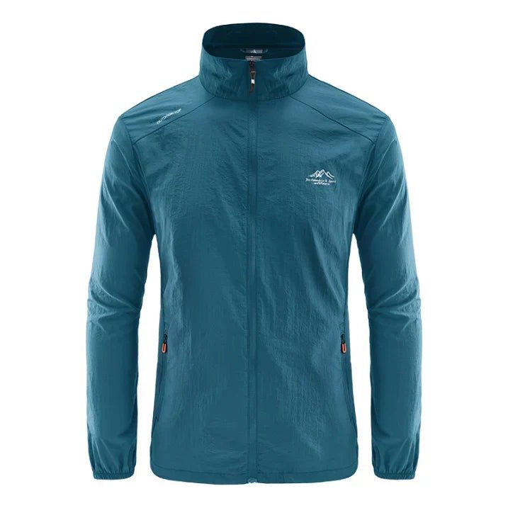 Kurtka Męska | Lekka z kapturem i suwakiem na całej długości - Arkadya Outlet - Jackets