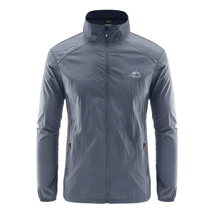 Kurtka Męska | Lekka z kapturem i suwakiem na całej długości - Arkadya Outlet - Jackets