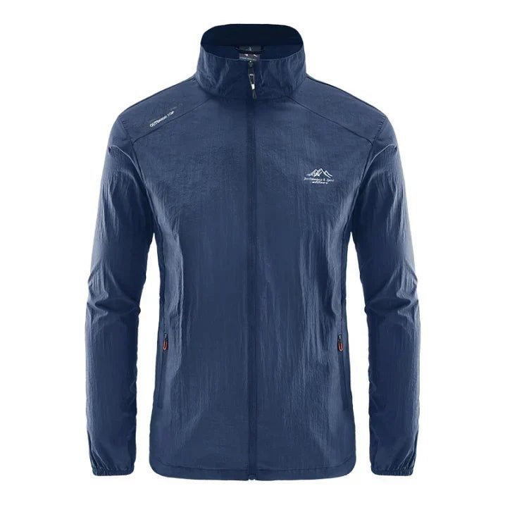 Kurtka Męska | Lekka z kapturem i suwakiem na całej długości - Arkadya Outlet - Jackets