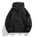Kurtka Męska | Oversizowy krój z kapturem i zamkiem błyskawicznym - Arkadya Outlet - Jackets