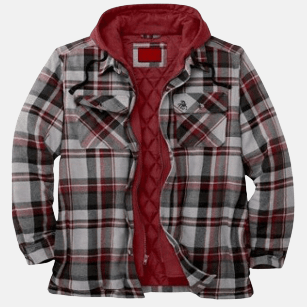 Kurtka Męska | Pikowana z Pełną Podszewką i Długim Rękawem - Arkadya Outlet - Jackets