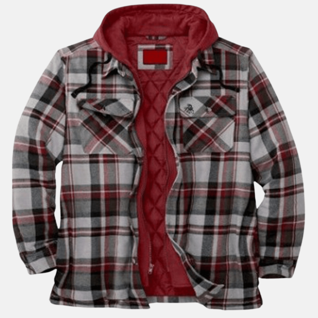 Kurtka Męska | Pikowana z Pełną Podszewką i Długim Rękawem - Arkadya Outlet - Jackets