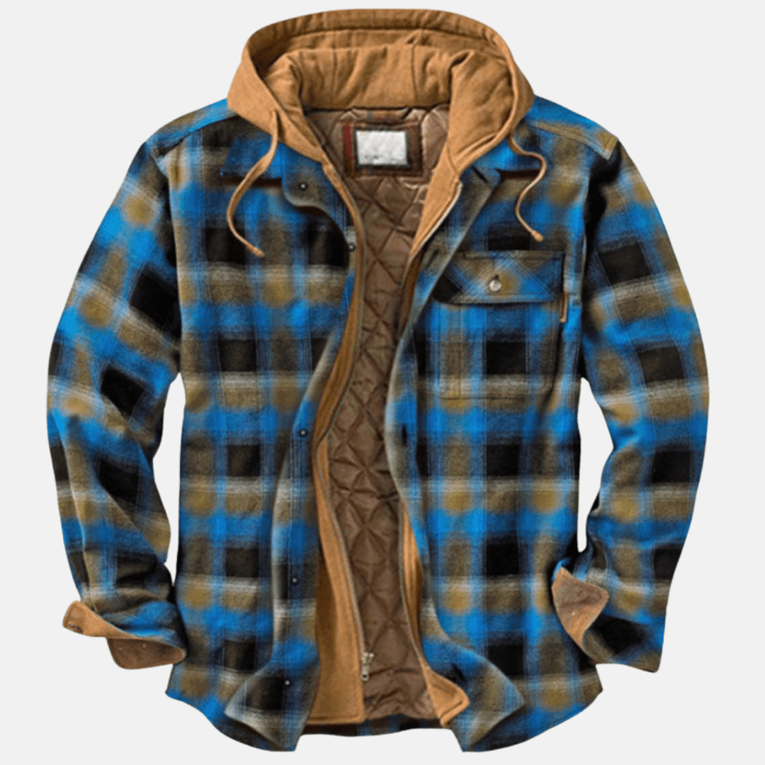Kurtka Męska | Pikowana z Pełną Podszewką i Długim Rękawem - Arkadya Outlet - Jackets