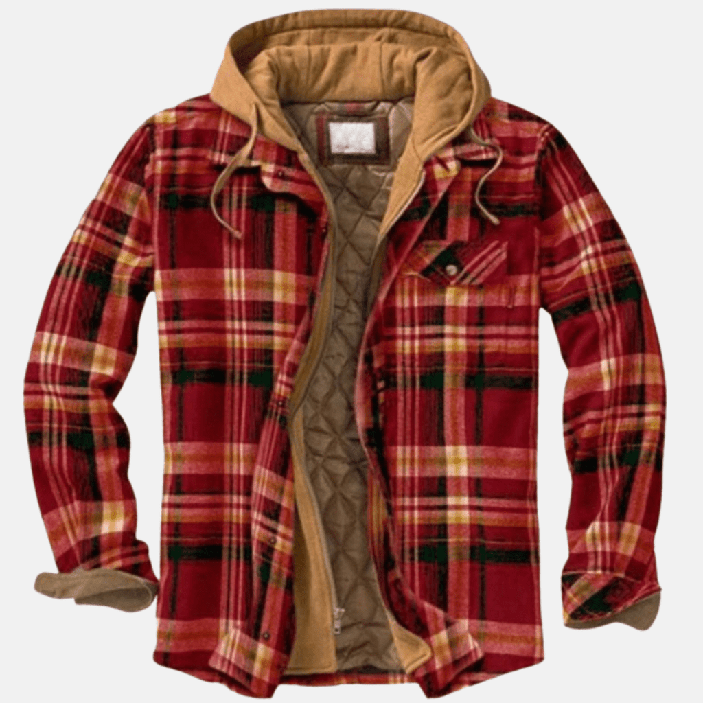 Kurtka Męska | Pikowana z Pełną Podszewką i Długim Rękawem - Arkadya Outlet - Jackets