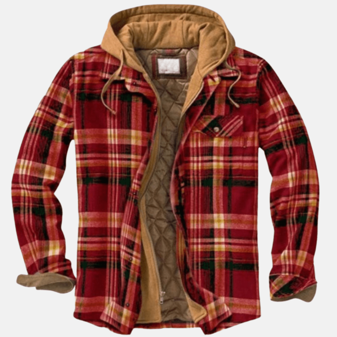 Kurtka Męska | Pikowana z Pełną Podszewką i Długim Rękawem - Arkadya Outlet - Jackets