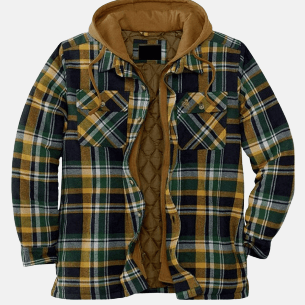 Kurtka Męska | Pikowana z Pełną Podszewką i Długim Rękawem - Arkadya Outlet - Jackets