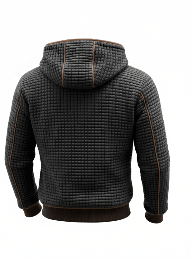Kurtka Męska | Pikowana z zamkiem błyskawicznym i stójką - Arkadya Outlet - Jackets
