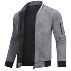 Kurtka Męska | Pikowana z zamkiem błyskawicznym i stójką - Arkadya Outlet - Jackets