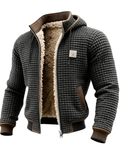 Kurtka Męska | Pikowana z zamkiem błyskawicznym i stójką - Arkadya Outlet - Jackets